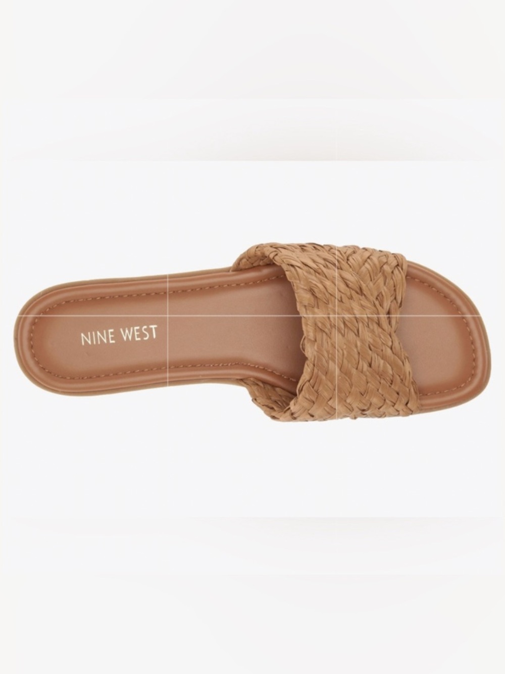NWT-Nine West HavaFlat Sandals in New Luggage-8.5